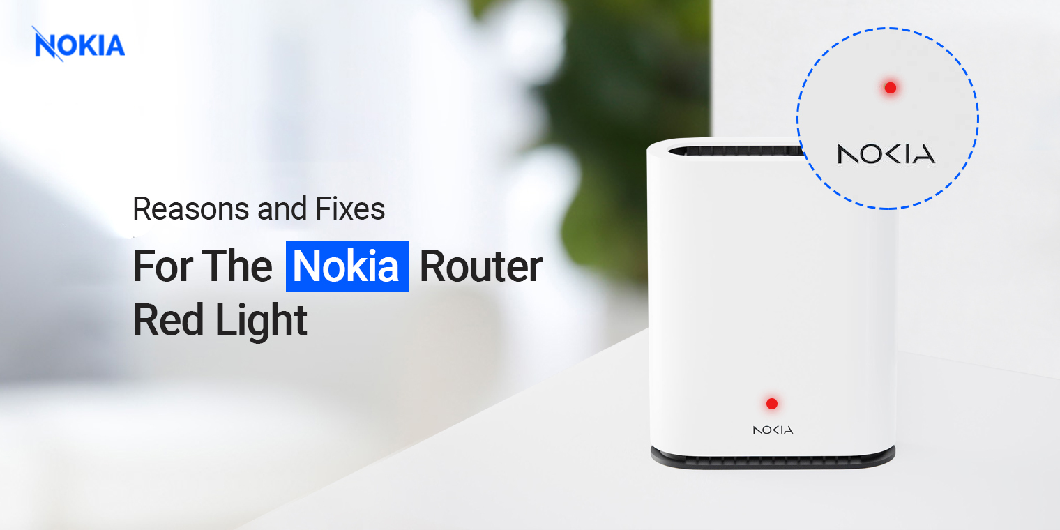 Nokia router red light